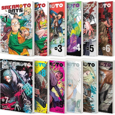 Picture of Sakamoto Days Manga 12-book Set Vol.1-12 by Yuto Suzuki Paperback – January 1, 2022