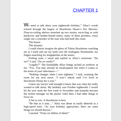 Picture of The Final Gambit ( The Inheritance Games #3 ) by Jennifer Lynn Barnes ( Premium Paper and Matte Cover ) Novel