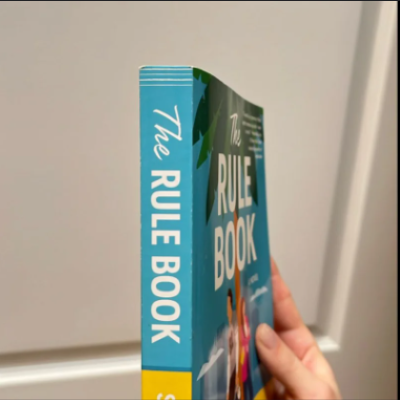 Picture of The Rule Book ( The Cheat Sheet #2 ) ( Book by Sarah Adams ) ( Premium Paper and Matte Cover ) Novel