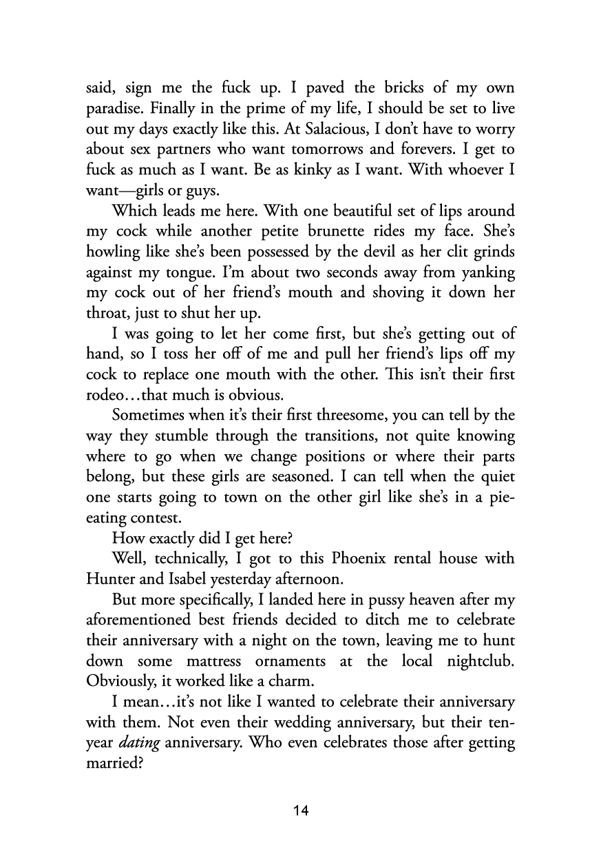 Picture of Give Me More (Salacious Players Club #3) by Sara Cate | Premium Paper | Matte Cover Novel