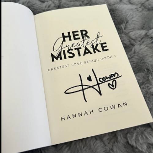 Picture of Her Greatest Mistake ( Greatest Love #1 ) ( Book by Hannah Cowan ) ( Premium Paper and Matte Cover ) Novel