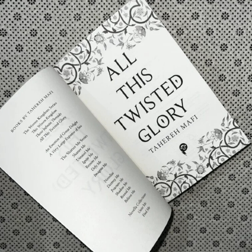 Picture of All This Twisted Glory ( This Woven Kingdom #3 ) ( Book by Tahereh Mafi ) ( Premium Paper and Matte Cover ) Novel