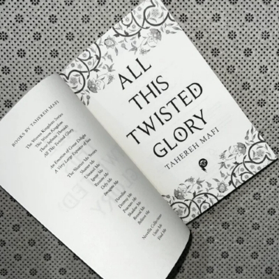 Picture of All This Twisted Glory ( This Woven Kingdom #3 ) ( Book by Tahereh Mafi ) ( Premium Paper and Matte Cover ) Novel
