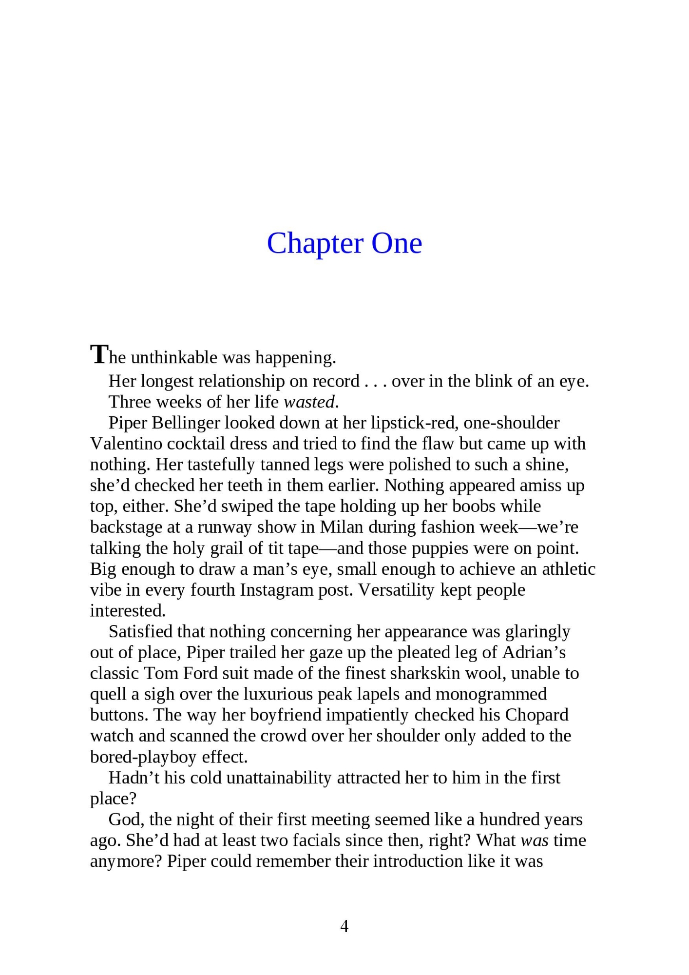 Picture of Bellinger Sisters Series by Tessa Bailey ( Premium Paper and Matte Covers ) Novel