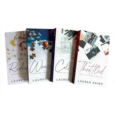 Picture of Dirty Air Series ( Throttled, Collided, Wrecked, Redeemed ) by Lauren Asher ( Premium Print and Matte Cover ) Novel
