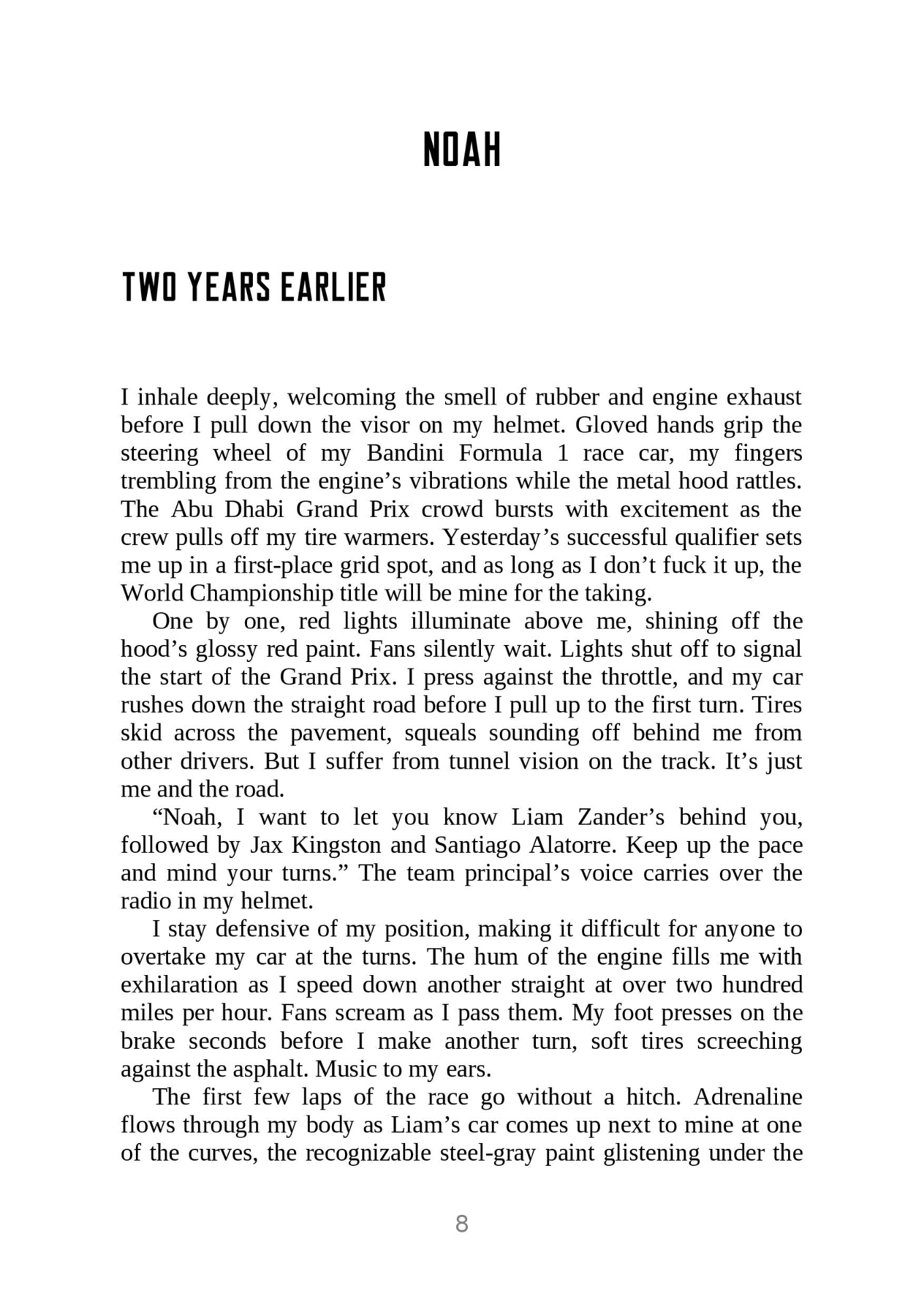 Picture of Dirty Air Series ( Throttled, Collided, Wrecked, Redeemed ) by Lauren Asher ( Premium Print and Matte Cover ) Novel