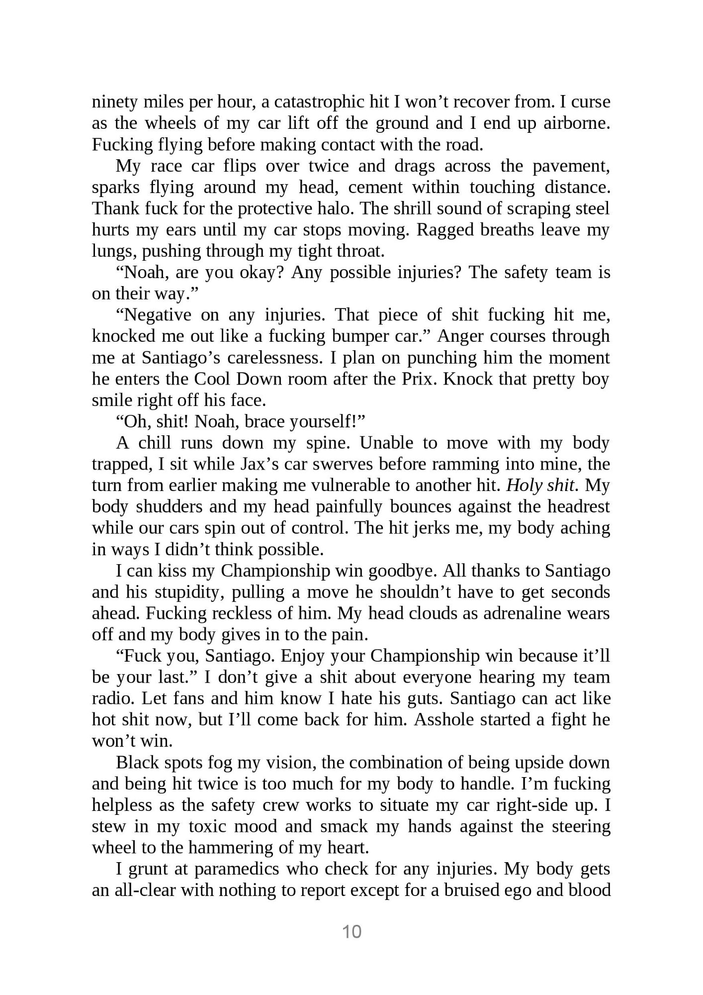 Picture of Dirty Air Series ( Throttled, Collided, Wrecked, Redeemed ) by Lauren Asher ( Premium Print and Matte Cover ) Novel