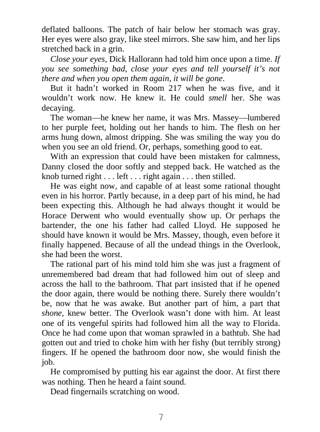 Picture of Doctor Sleep by Stephen King ( Premium Paper and Matte Cover ) Novel