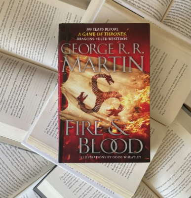 Picture of Fire & Blood ( A Targaryen History #1 ) ( Book by George R.R. Martin ) ( Premium Paper and Matte Cover ) Novel
