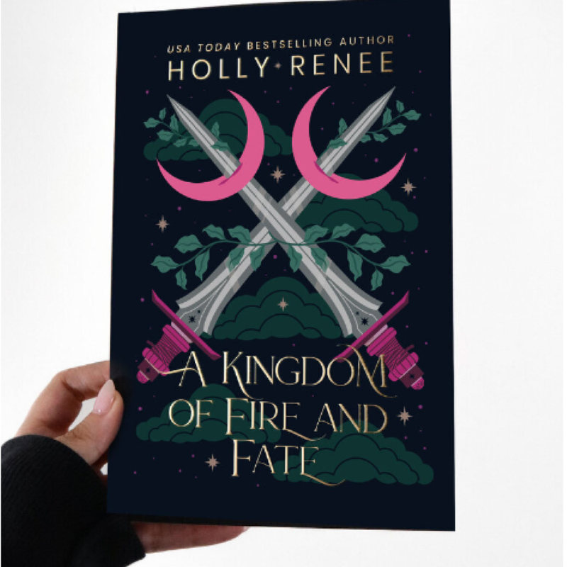 Picture of A Kingdom of Fire and Fate ( Stars and Shadows #4 ) ( Book by Holly Renee ) ( Premium Paper and Matte Cover ) Novel