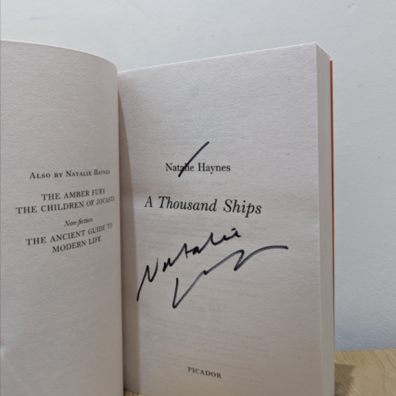 Picture of A Thousand Ships by Natalie Haynes ( Premium Paper and Matte Cover ) Novel