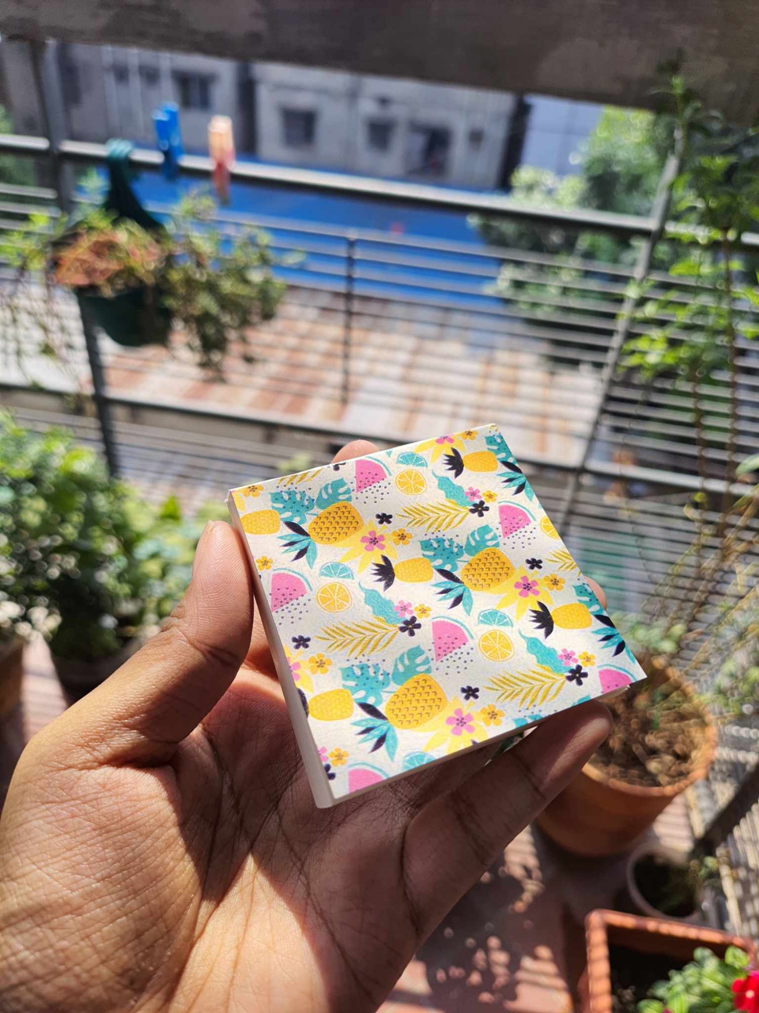 Picture of Pocket Notepad- Fruity- Stylish Pocket notebook for Cool lifestyle. 100 Pages Novel