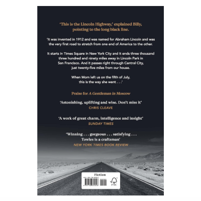 Picture of The Lincoln Highway by Amor Towles ( Premium Paper and Matte Cover ) Novel