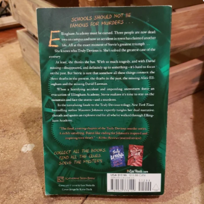 Picture of The Hand on the Wall ( Truly Devious #3 ) ( Book by Maureen Johnson ) ( Premium Paper and Matte Cover ) Novel