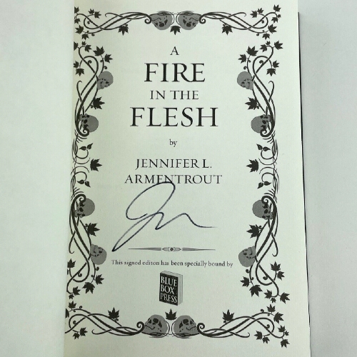 Picture of A Fire in the Flesh ( Flesh and Fire #3 ) ( Book by Jennifer L. Armentrout ) ( Premium Paper and Matte Cover ) Novel