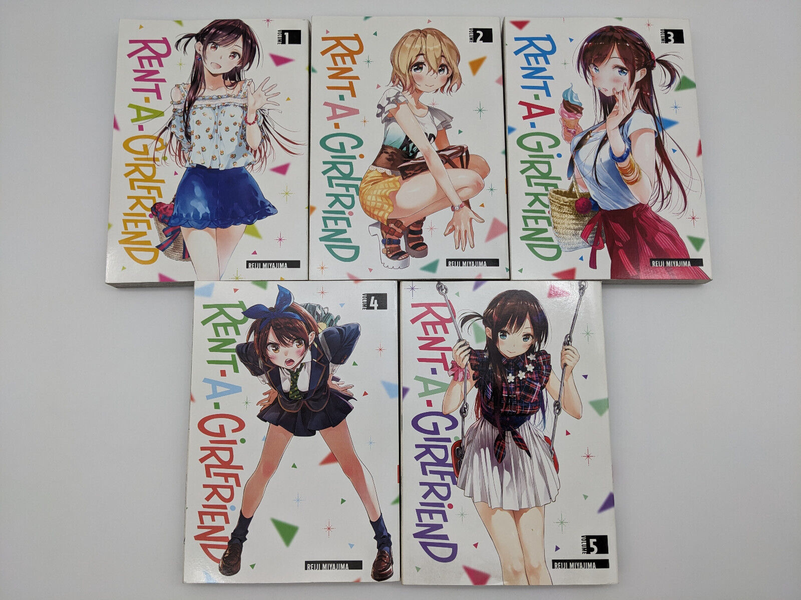 Picture of Rent A Girlfriend Manga 5 book collection set vol 1-5