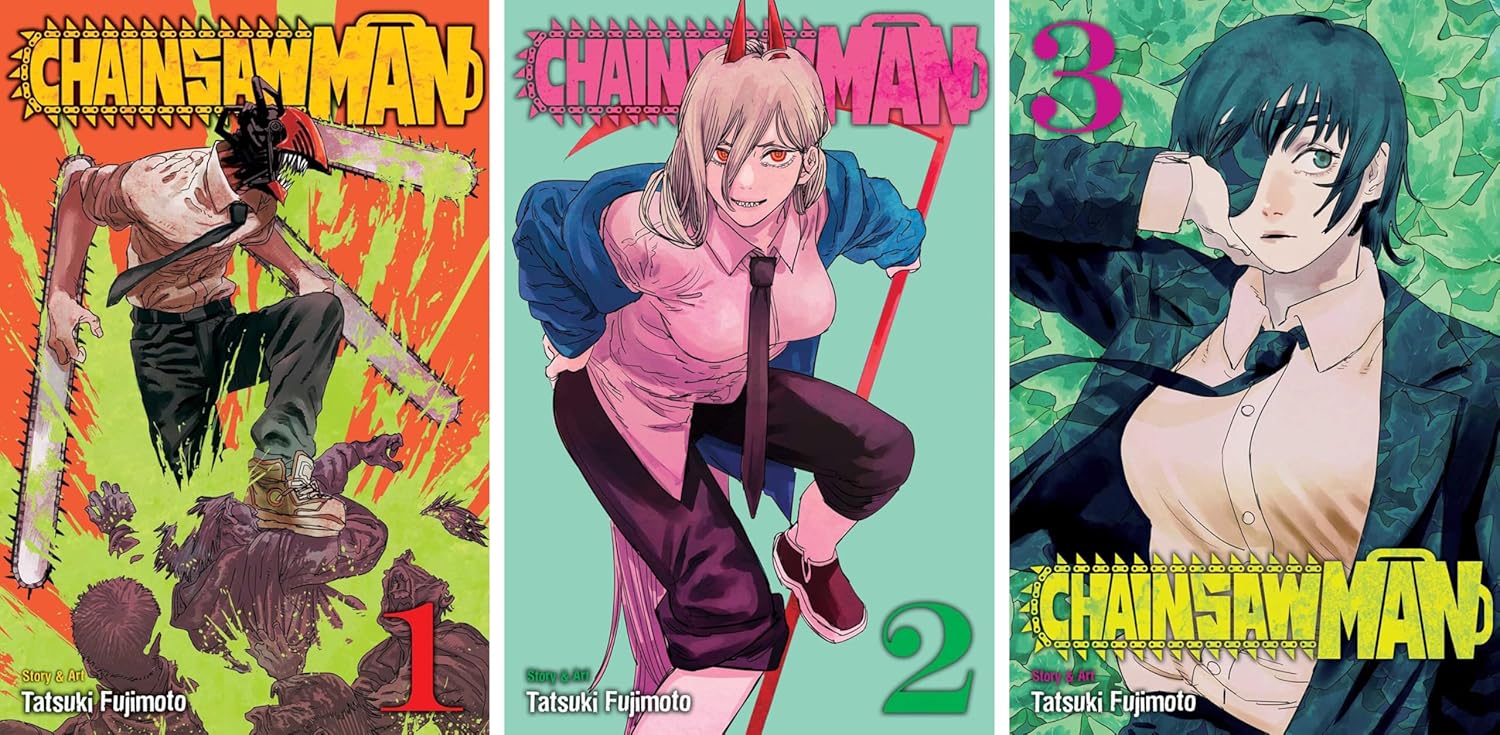 Picture of Chainsaw Man Series Complete Collection (Vol. 1-18 ), Manga Set by Tatsuki Fujimoto (18 Books) Paperback – December 1, 2024