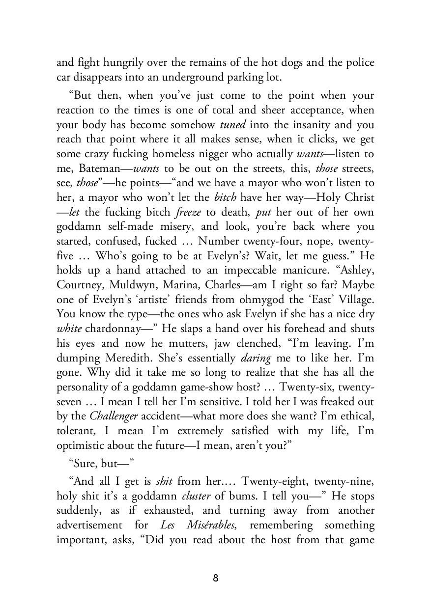 Picture of American Psycho ( Book by Bret Easton Ellis ) ( Premium Paper and Matte Cover ) Novel