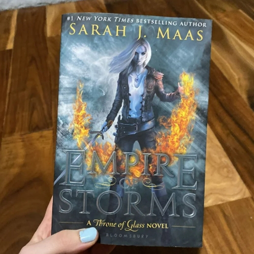 Picture of Empire of Storms ( Throne of Glass #5 ) ( Book by Sarah J. Maas ) ( Premium Paper and Matte Cover ) Novel