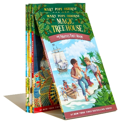 Picture of Magic Tree House Boxed Set, Books 1-4: Dinosaurs Before Dark, The Knight at Dawn, Mummies in the Morning, and Pirates Past Noon Paperback
