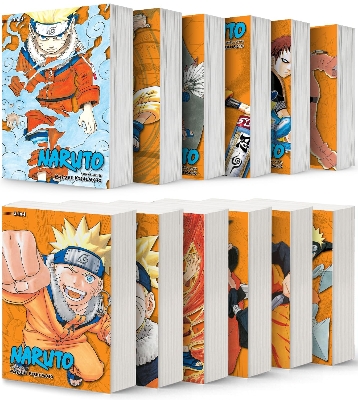 Picture of Naruto 3-in-1 Edition Manga Set Vol. 1-12