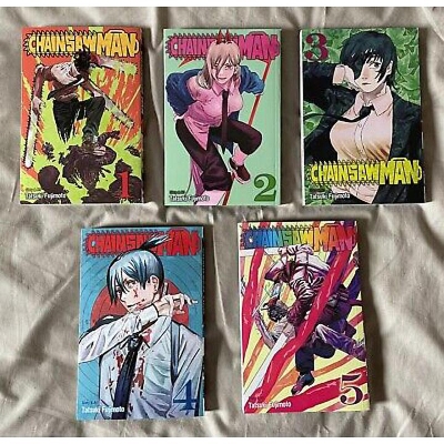 Picture of Chainsaw Man SET Volume (1-5) | Premium Quality Paperback Manga | MANGA Book gardan