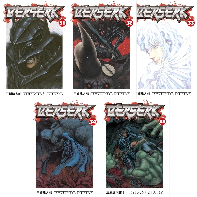 Picture of Berserk SET Volume (31-35) | Premium Quality Paperback Manga | MANGA Book gardan