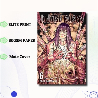 Picture of Jujutsu Kaisen Volume 6 | Premium Quality Paperback Manga | MANGA Book gardan