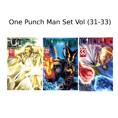 Picture of One Punch Man,Set Volume.(31-33) | Premium Quality Paperback Manga | MANGA Book gardan