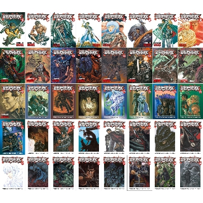 Picture of Berserk COMPLETE SET Volume (1-41) | Premium Quality Paperback Manga | MANGA Book gardan