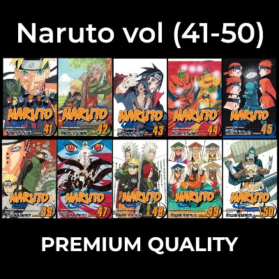 Picture of Naruto SET Volume (41-50) | Premium Quality Paperback Manga | MANGA Book gardan