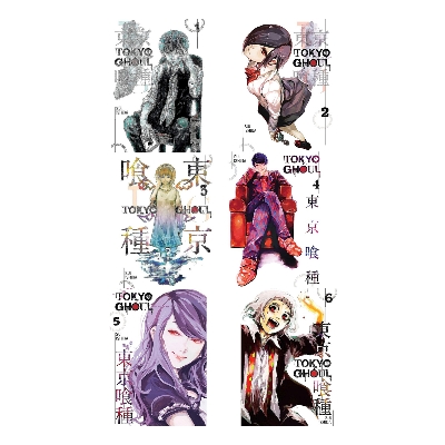 Picture of Tokyo Ghoul, SET Volume.(1-6) | Premium Quality Paperback Manga | MANGA Book gardan