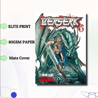 Picture of Berserk Volume 3 | Premium Quality Paperback Manga | MANGA Book gardan