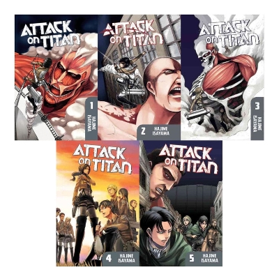 Picture of Attack On Titan SET Volume.(1-5) | Premium Quality Paperback Manga | MANGA Book gardan