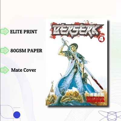 Picture of Berserk Volume 4 | Premium Quality Paperback Manga | MANGA Book gardan