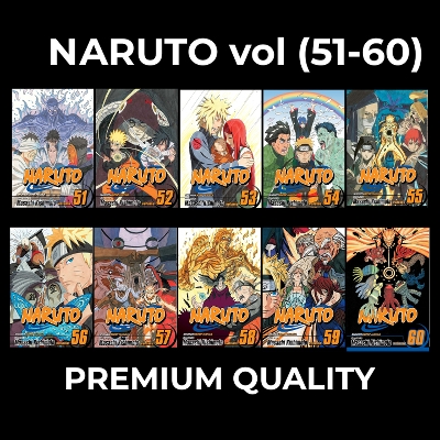 Picture of Naruto SET Volume (51-60) | Premium Quality Paperback Manga | MANGA Book gardan