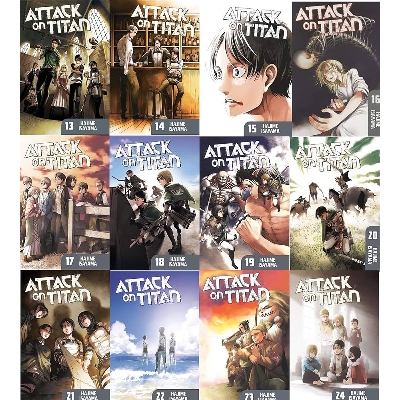 Picture of Attack On Titan SET Volume.(13-24) | Premium Quality Paperback Manga | MANGA Book gardan