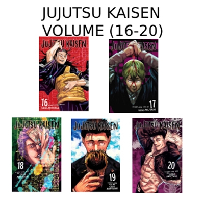 Picture of Jujutsu Kaisen SET Volume (16-20) | Premium Quality Paperback Manga | MANGA Book gardan