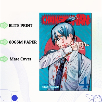 Picture of Chainsaw Man Volume 4 | Premium Quality Paperback Manga | MANGA Book gardan