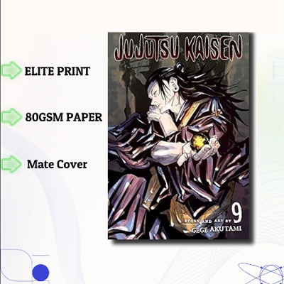 Picture of Jujutsu Kaisen Volume 9 | Premium Quality Paperback Manga | MANGA Book gardan