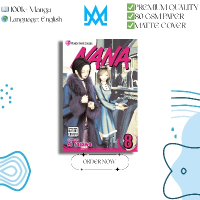 Picture of Nana Volume 8 | Premium Quality Paperback Manga | MANGA Book gardan