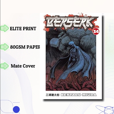 Picture of Berserk Volume 34 | Premium Quality Paperback Manga | MANGA Book gardan