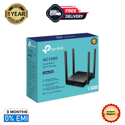 Picture of TP-Link Archer C54 AC1200 Wireless Dual Band Router with 2x2 MiMo and App Support