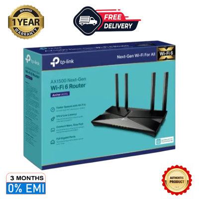 Picture of TP-Link Archer AX15 AX1500 Wi-Fi 6 Wireless Dual Band Gigabit Router OFDMA & Tether app support