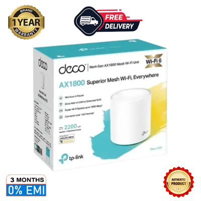 Picture of TP-Link Deco x20 AX1800 whole home mesh wi-fi 6 system (1 pack)