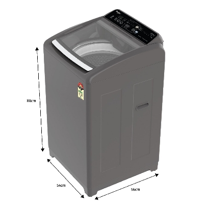 Picture of WHIRLPOOL 7.5 KG Top Loading Washing Machine With Built-in Heater | WM ROYAL PLUS 7.5 (H) GREY 5YMW