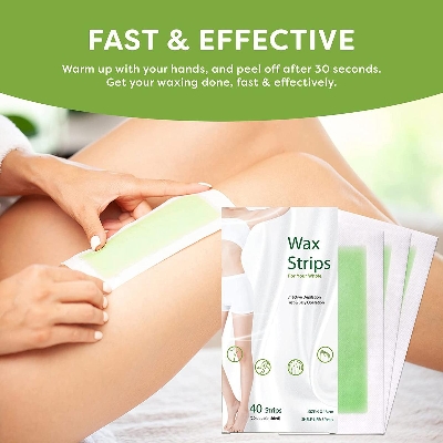 Picture of Hair Remover Wax Strips for Normal Skin Face Follicle Remover 36 pcs