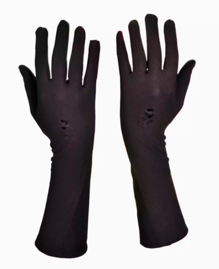 Picture of Womens hand and legs gloves muslim womens gloves for protection