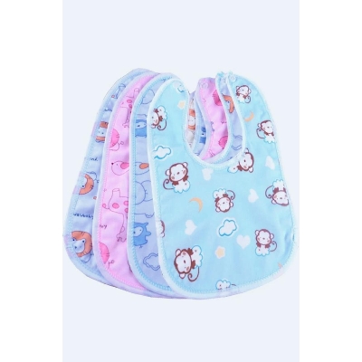 Picture of 3 Pcs Combo Waterproof Baby Apron Bib Multicolor - China