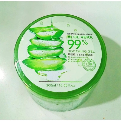 Picture of 99% Aloe Vera Gel For Hair, Body And Face Moisture Hydrating Soothing Gel - 300g